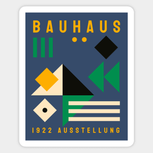 Art Deco Bauhaus Abstract Architect Modernism Poster Magnet